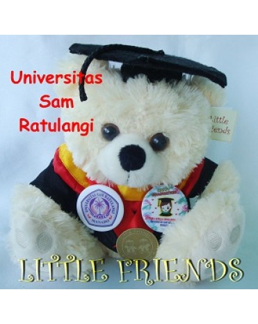 Boneka Wisuda Universitas Sam Ratulangi (25 cm)